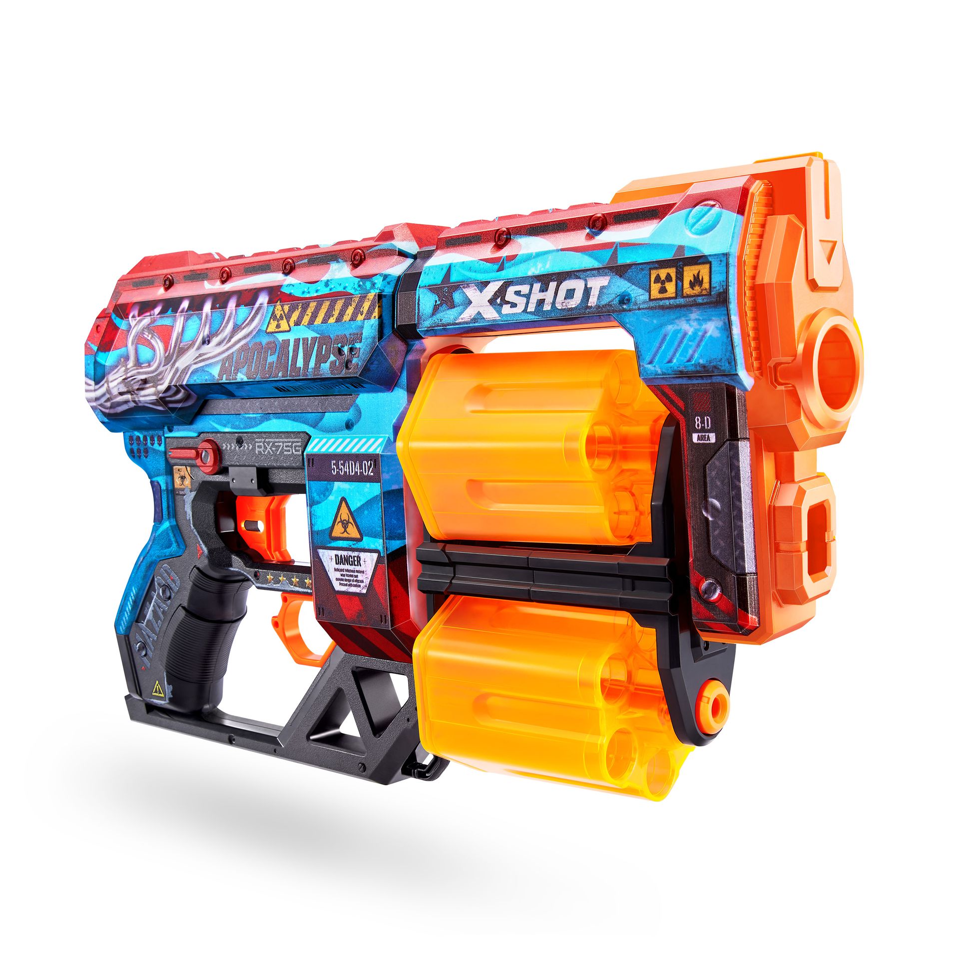 Zuru X-Shot Skins Dread Dart Blaster inkl. 12 Pilar, Apocalypse