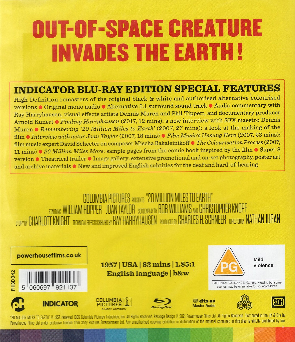 20 Million Miles To Earth (ej svensk text) (Blu-ray) - 2