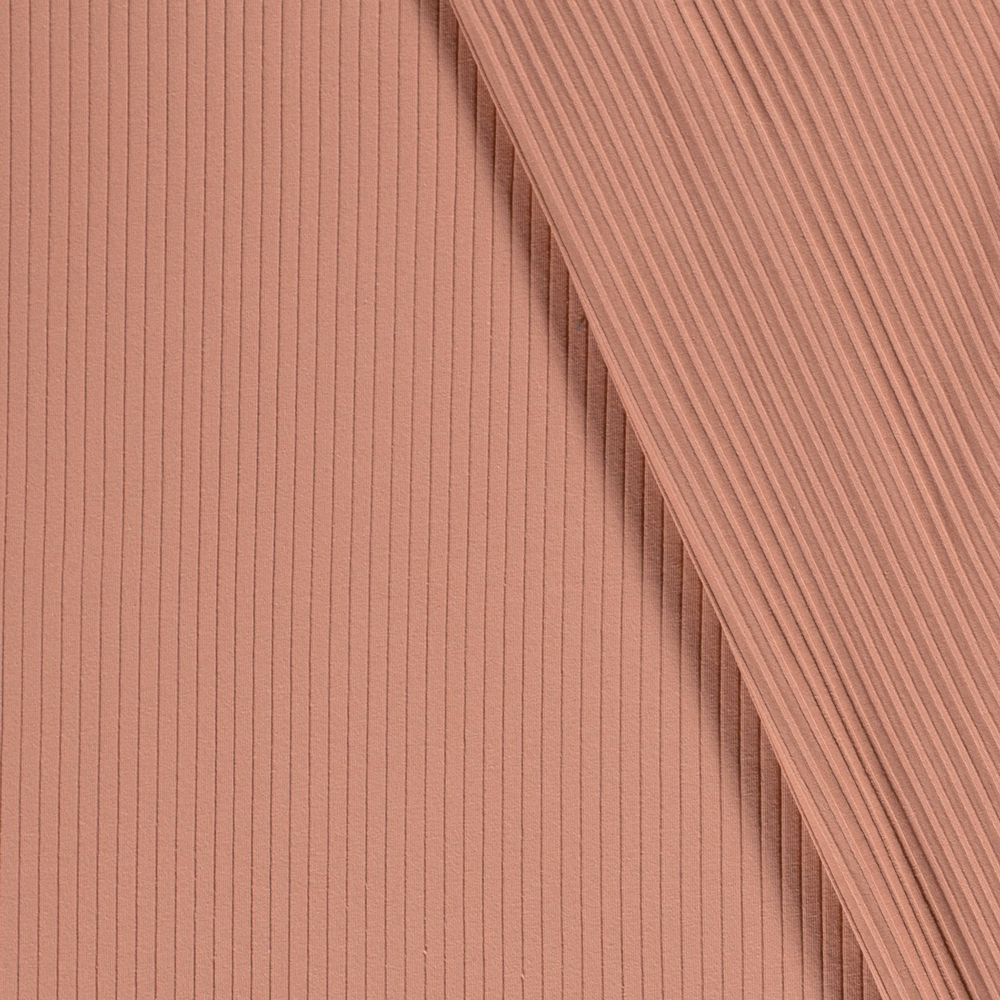 RIBBED JERSEY 8X4 - PALE TERRACOTTA