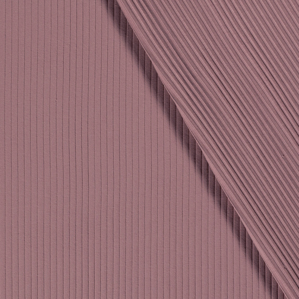 RIBBED JERSEY 8X4 - DUSTY ROSE