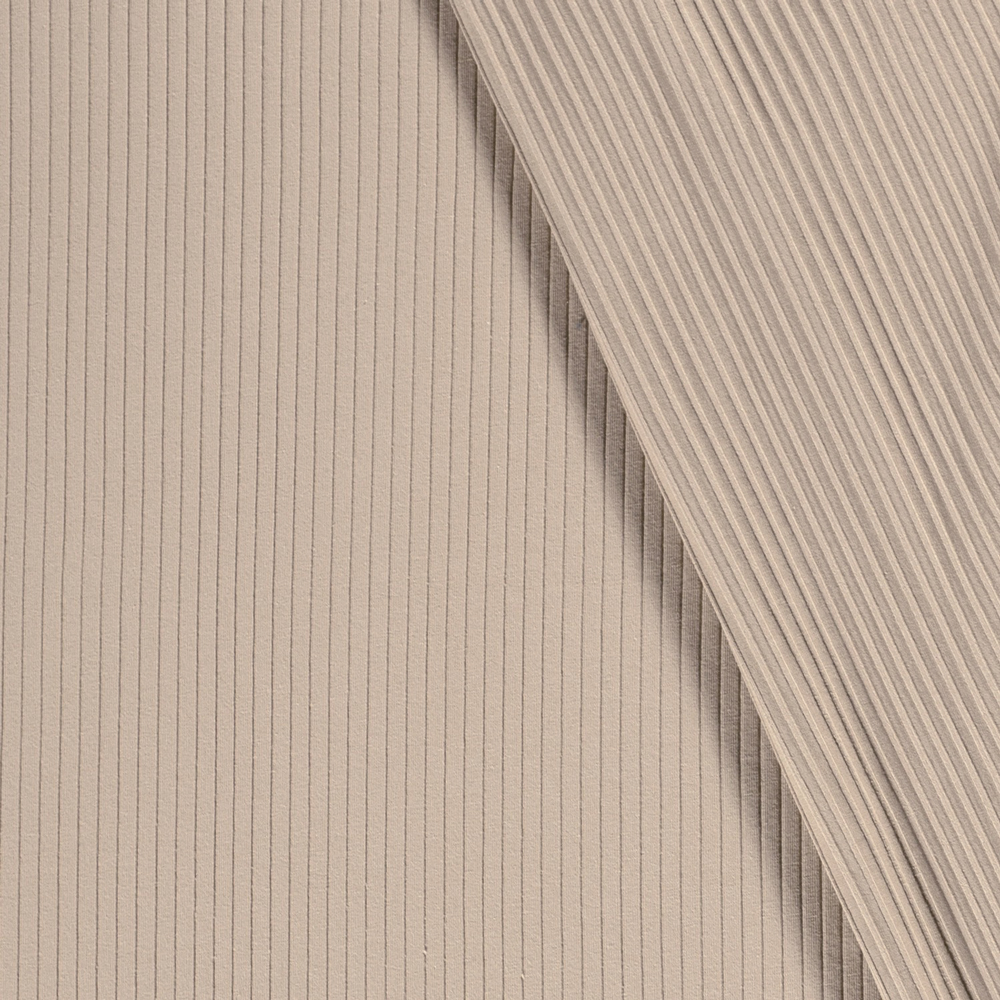 RIBBED JERSEY 8X4 - BEIGE