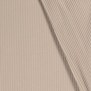 RIBBED JERSEY 8X4 - BEIGE