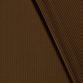RIBBED JERSEY 8X4 - WARM BROWN