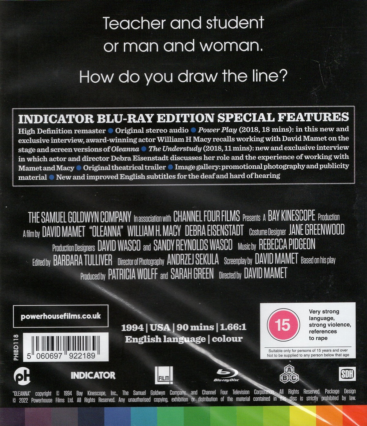 Oleanna (ej svensk text) (Blu-ray) - 2
