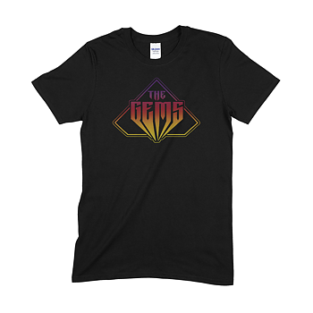 THE GEMS - T-SHIRT, LOGO VINTAGE