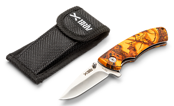 Jaktfällkniv Orange Camo 4,5 420SS