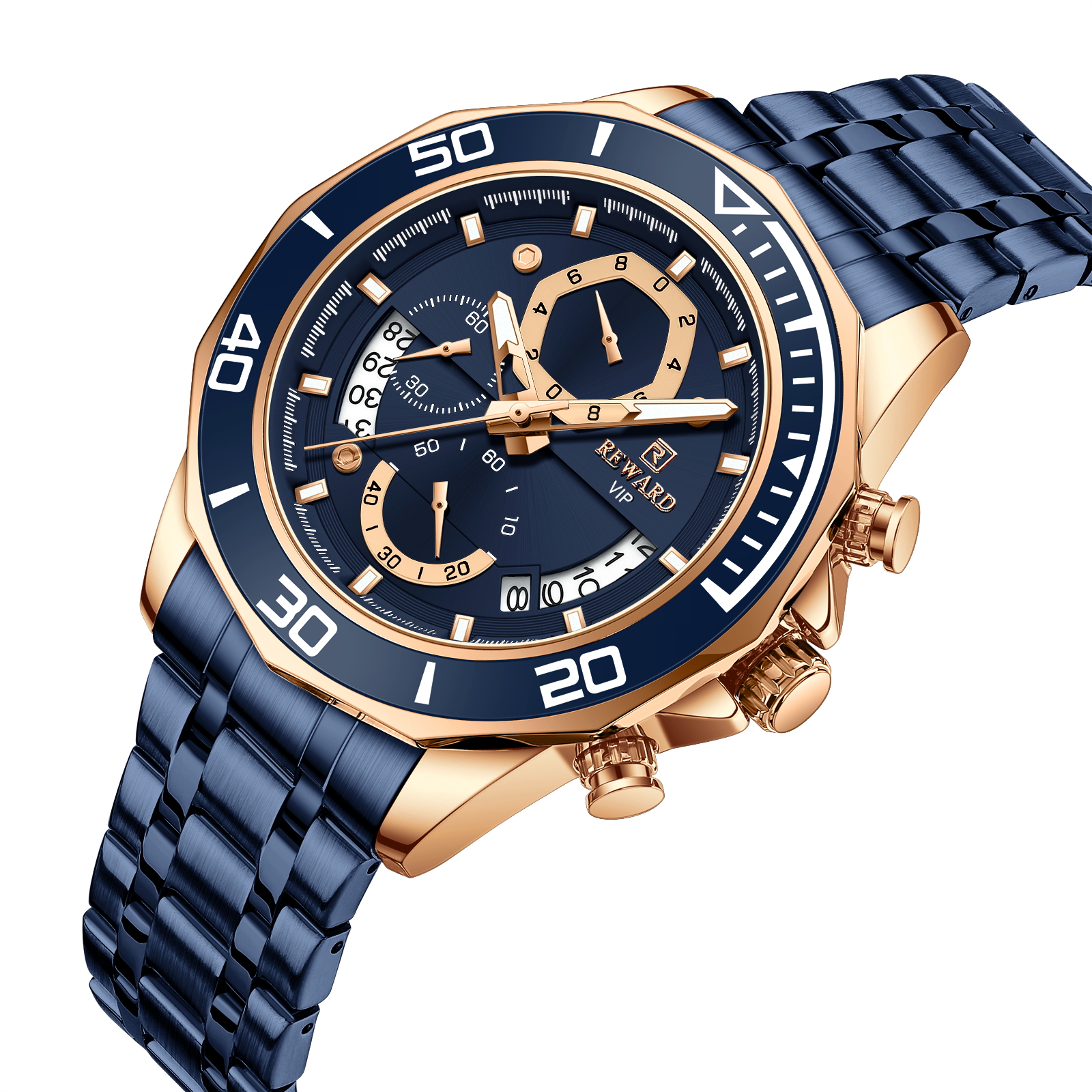 Reward Obsidian Rose Gold Blue - 3