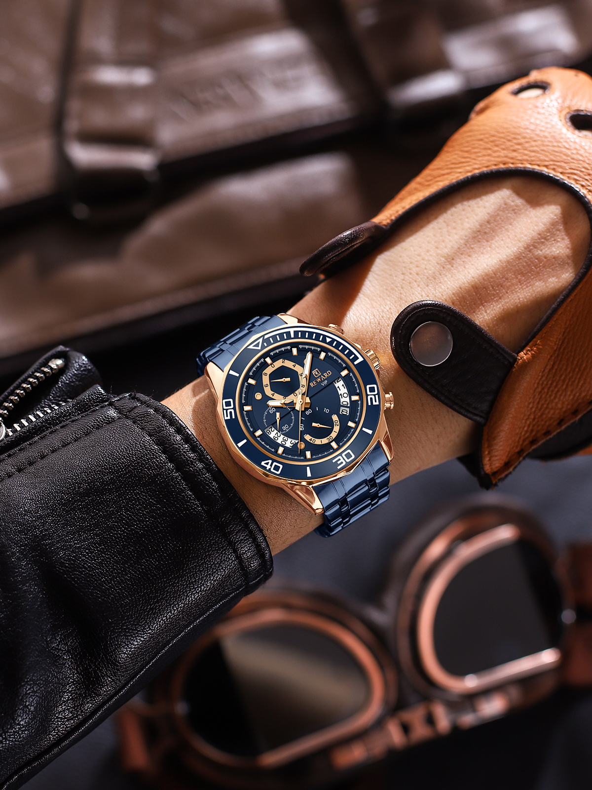 Reward Obsidian Rose Gold Blue - 5