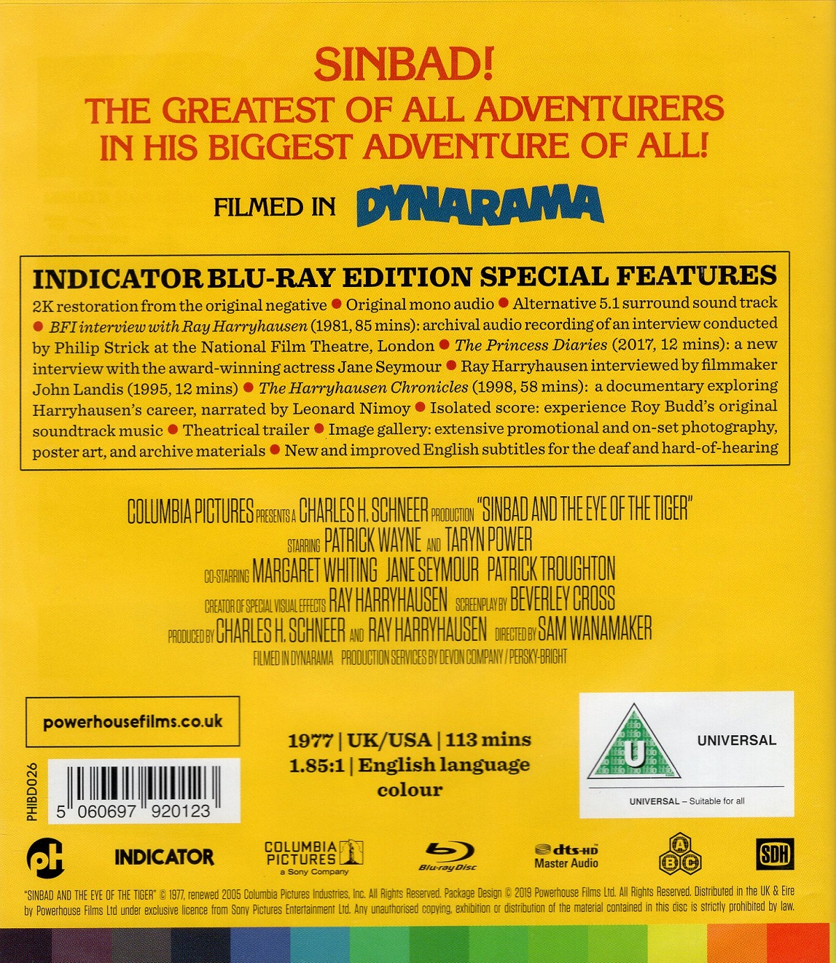 Sinbad and the Eye of the Tiger (ej svensk text) (Blu-ray) - 2