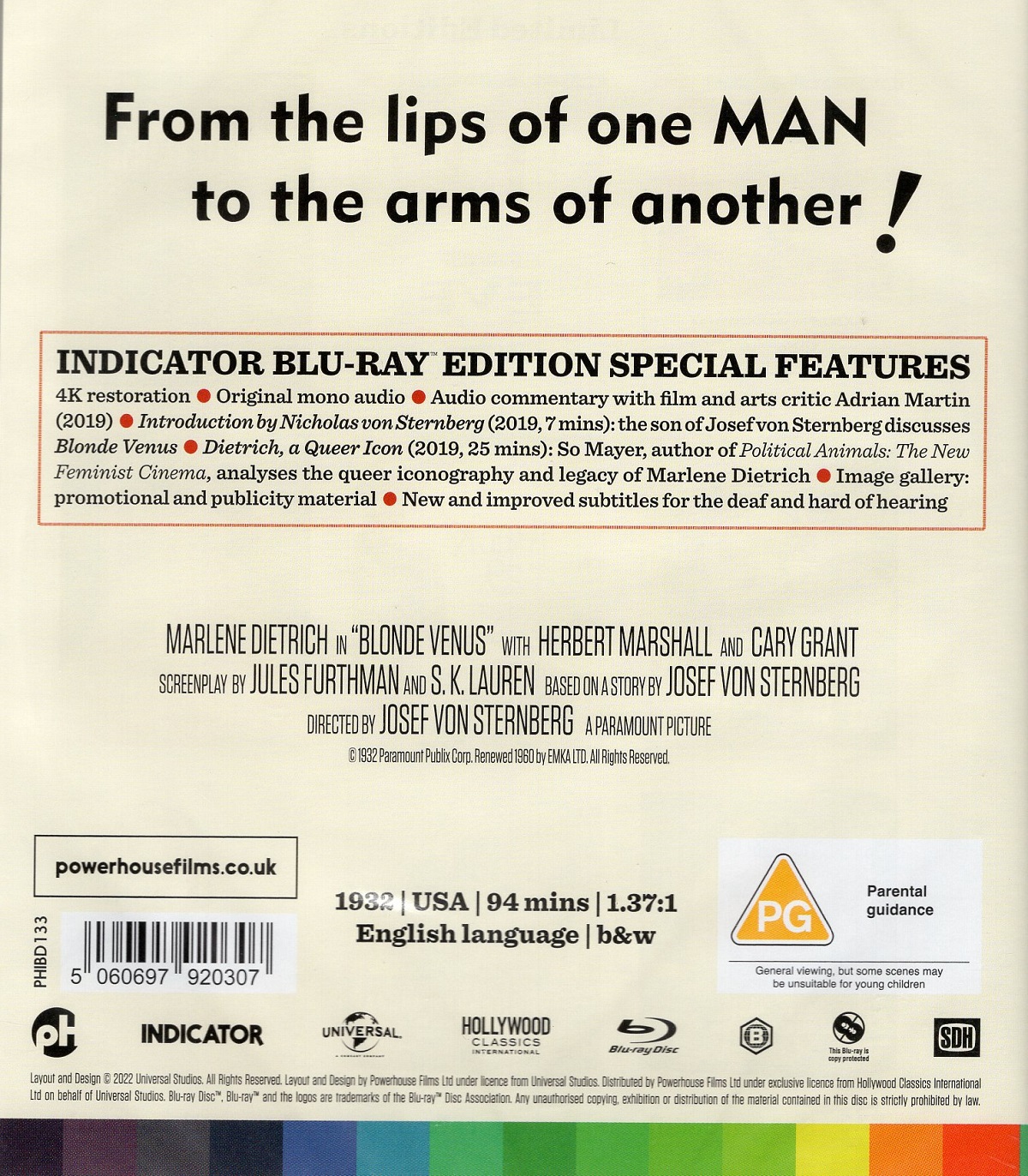Blonde Venus (ej svensk text) (Blu-ray) - 2
