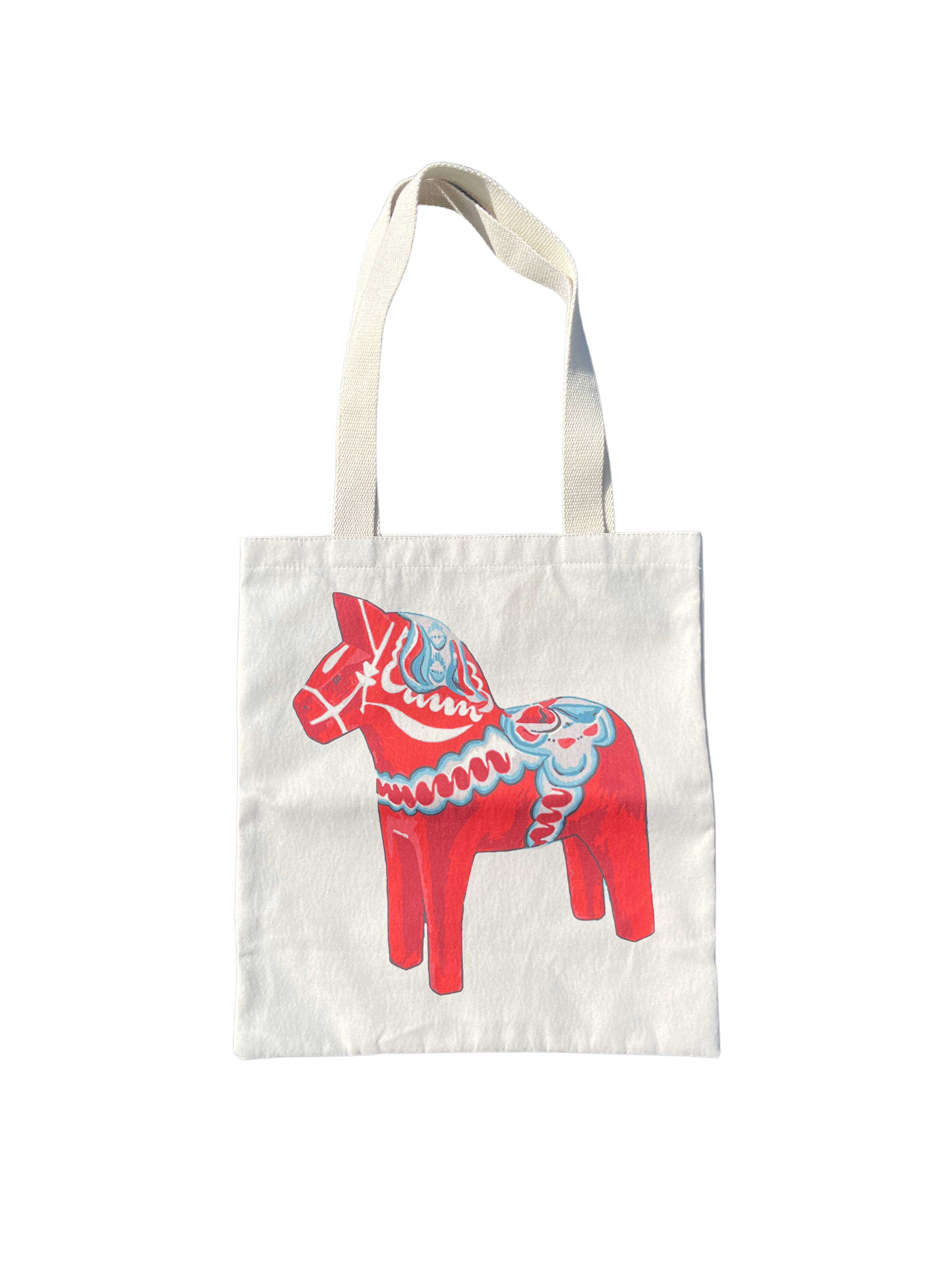 Tote bag Dala horse