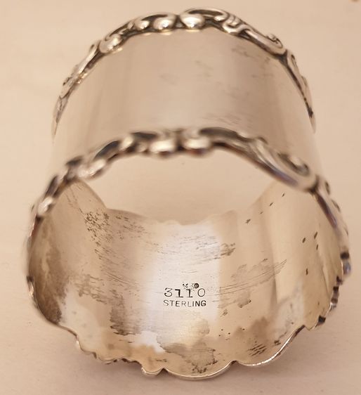 Napkin ring silver Whiting NY  - 3