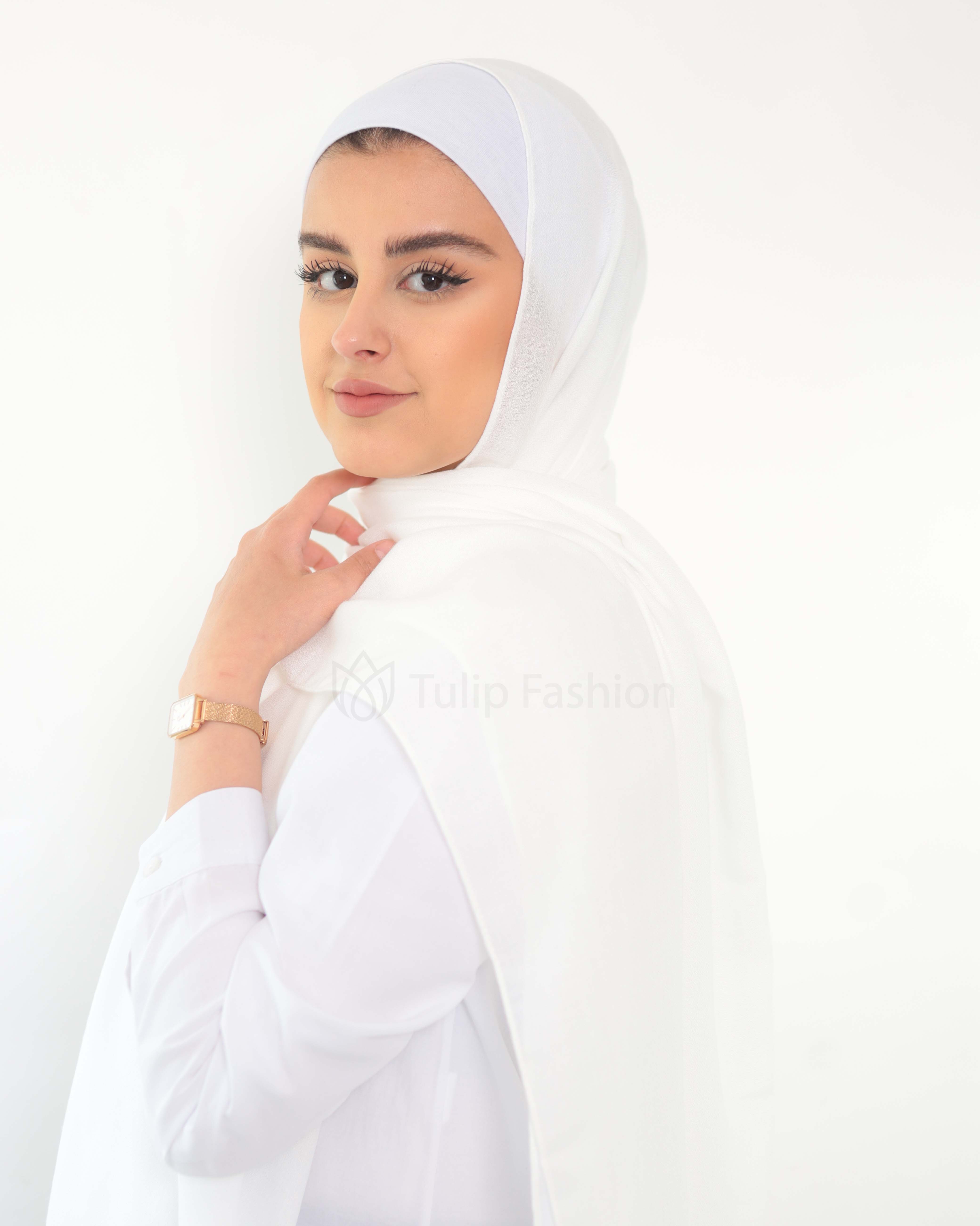 Hijab - Woven - Off-White