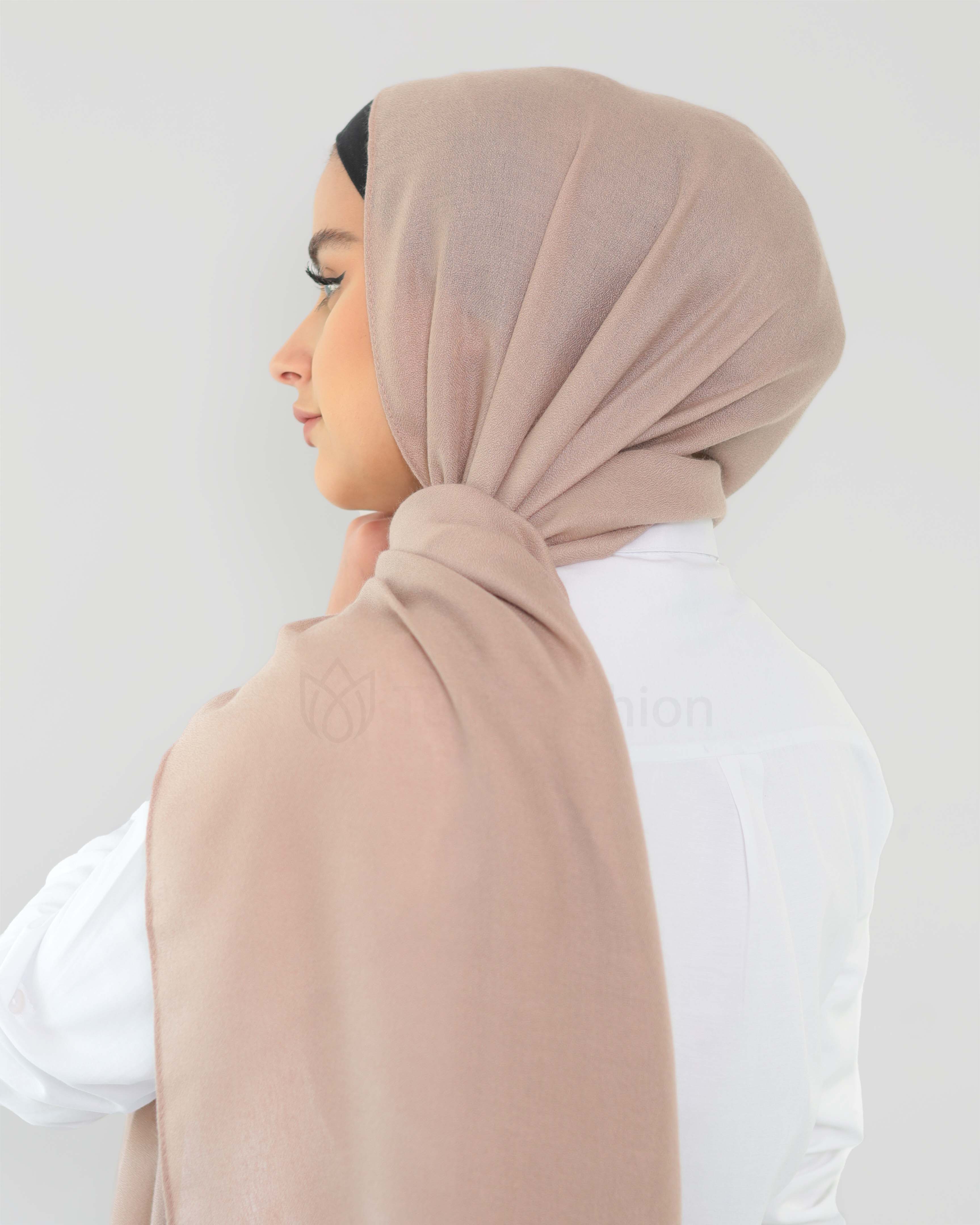 Hijab - Woven - Mauve - 2