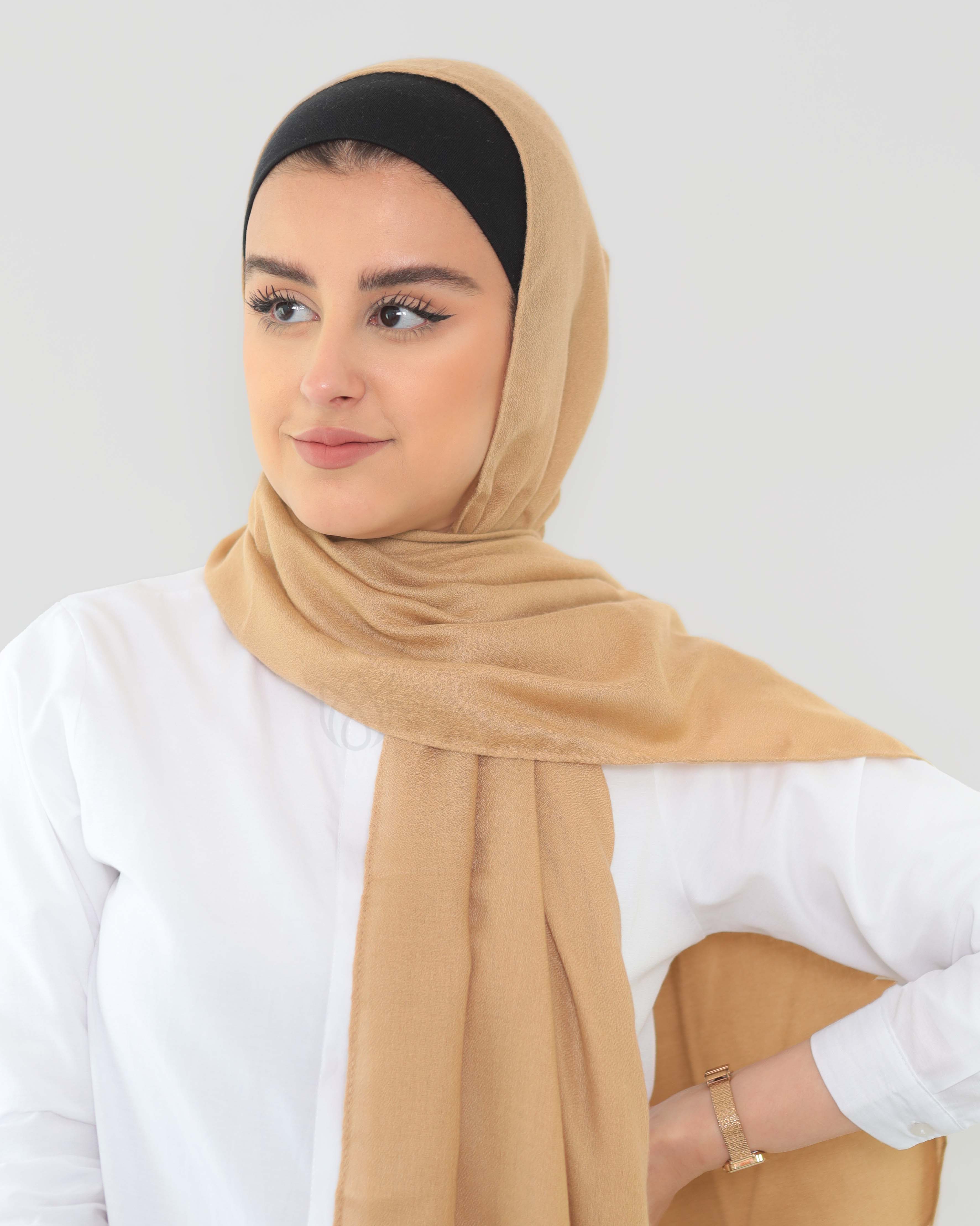 Hijab - Woven - Nude Beige - 2