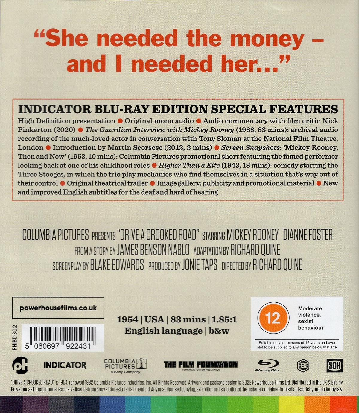 Drive A Crooked Road (ej svensk text) (Blu-ray) - 2