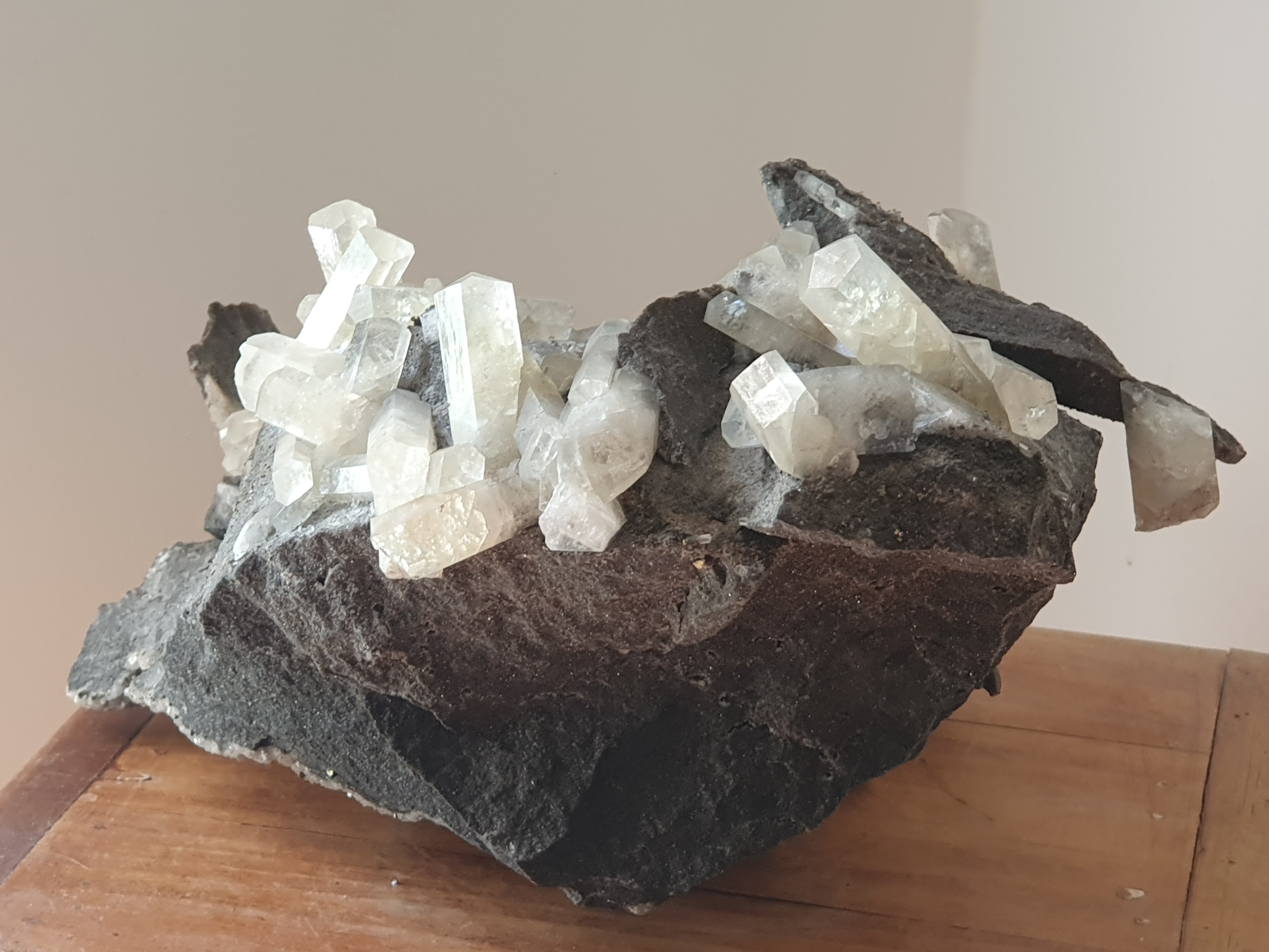 XXL Calcite, dolomite and chalcopyrite, Sweetwater mine, Missouri, USA - 3