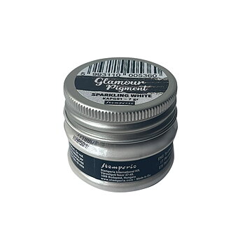 Stamperia - Glamour Powder Pigment gr 7 - Sparkling white