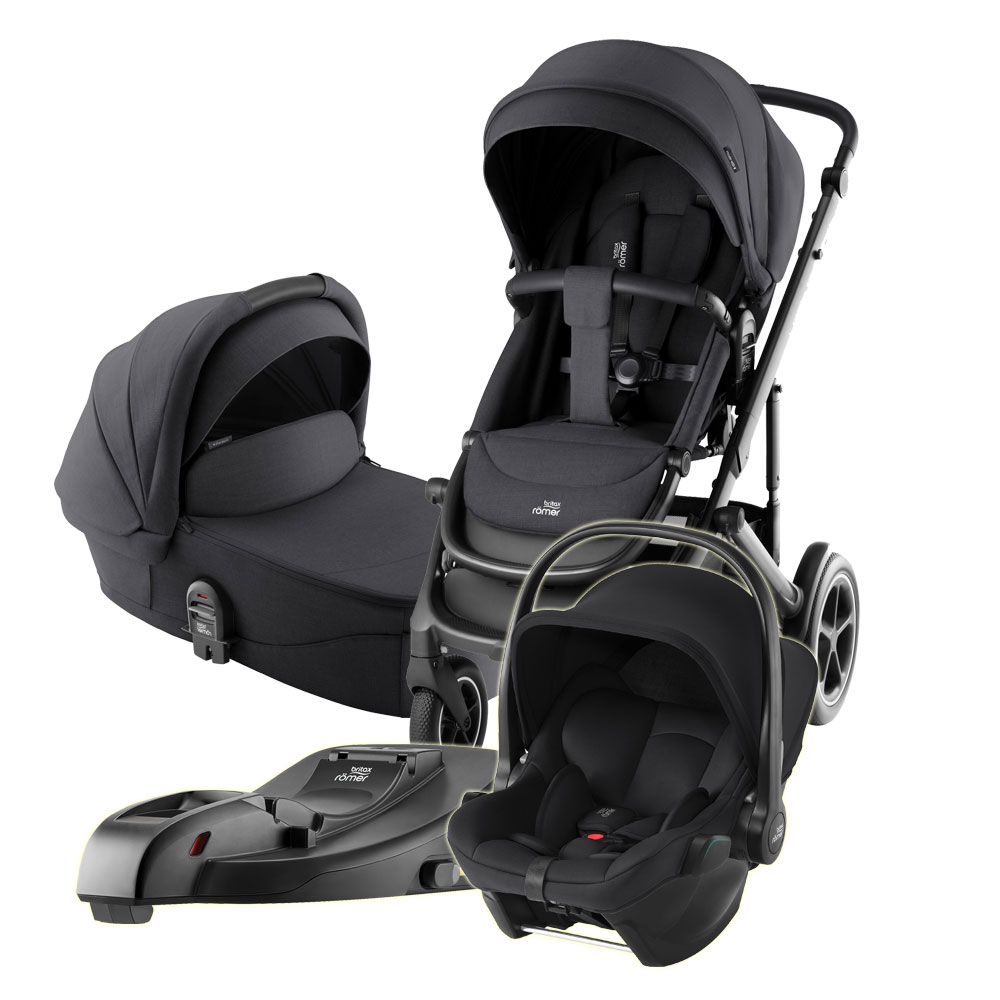 Britax Smile 5Z inkl Liggdel, Baby-Safe Core Babyskydd och Isofixbas -  Paketpris - My Baby Torslanda AB