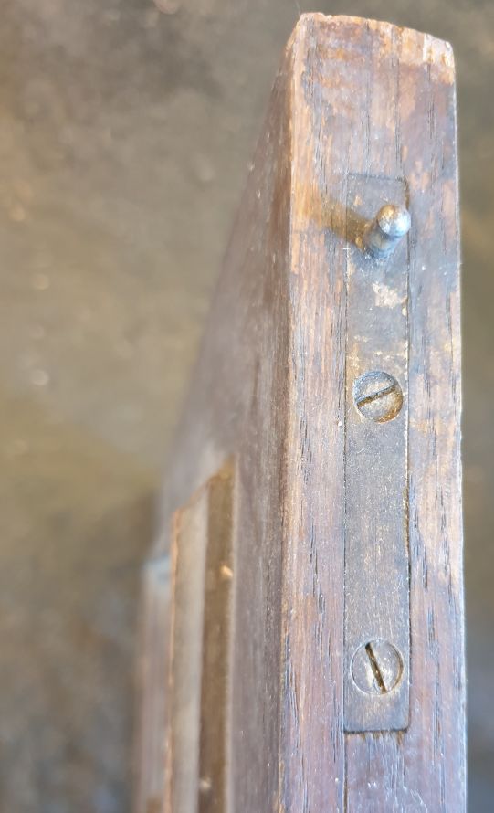 Cabinet door richly carved oak 19th century - 5