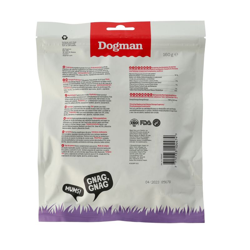 Dogman Tuggring Pressad Kalkon Medium 12,5cm  - 3