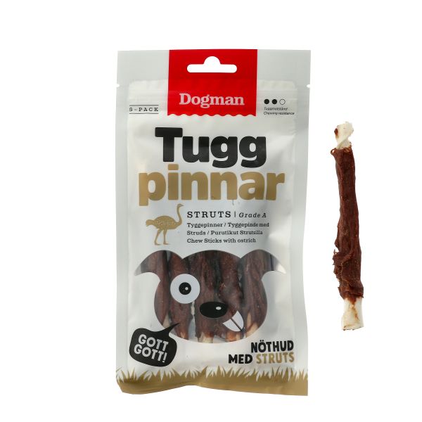 Dogman Tuggpinnar Med Struts 5-Pack Small 12,5cm - 2