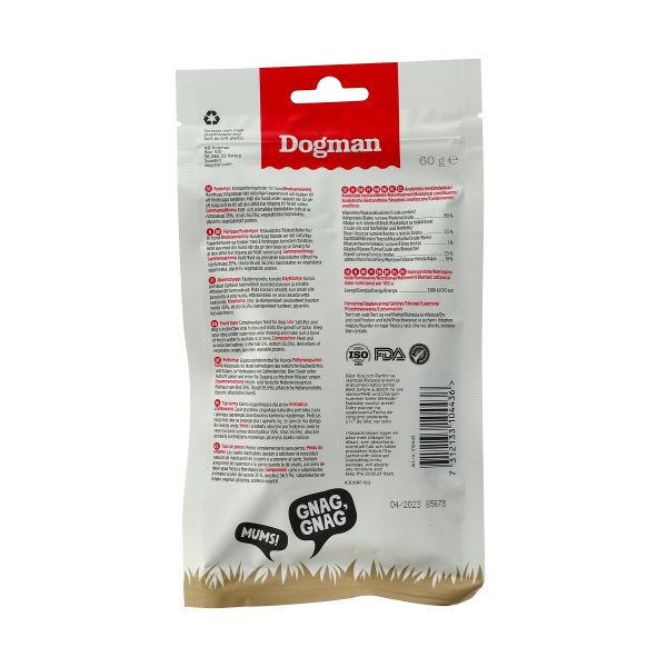 Dogman Tuggpinnar Med Struts 5-Pack Small 12,5cm - 3