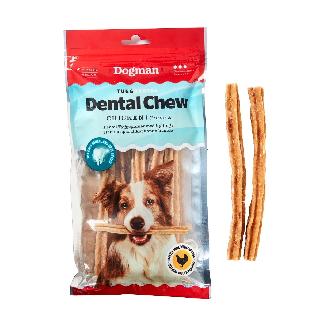 Dogman Tugg Dental Med Kyckling Medium 7-Pack  - 2