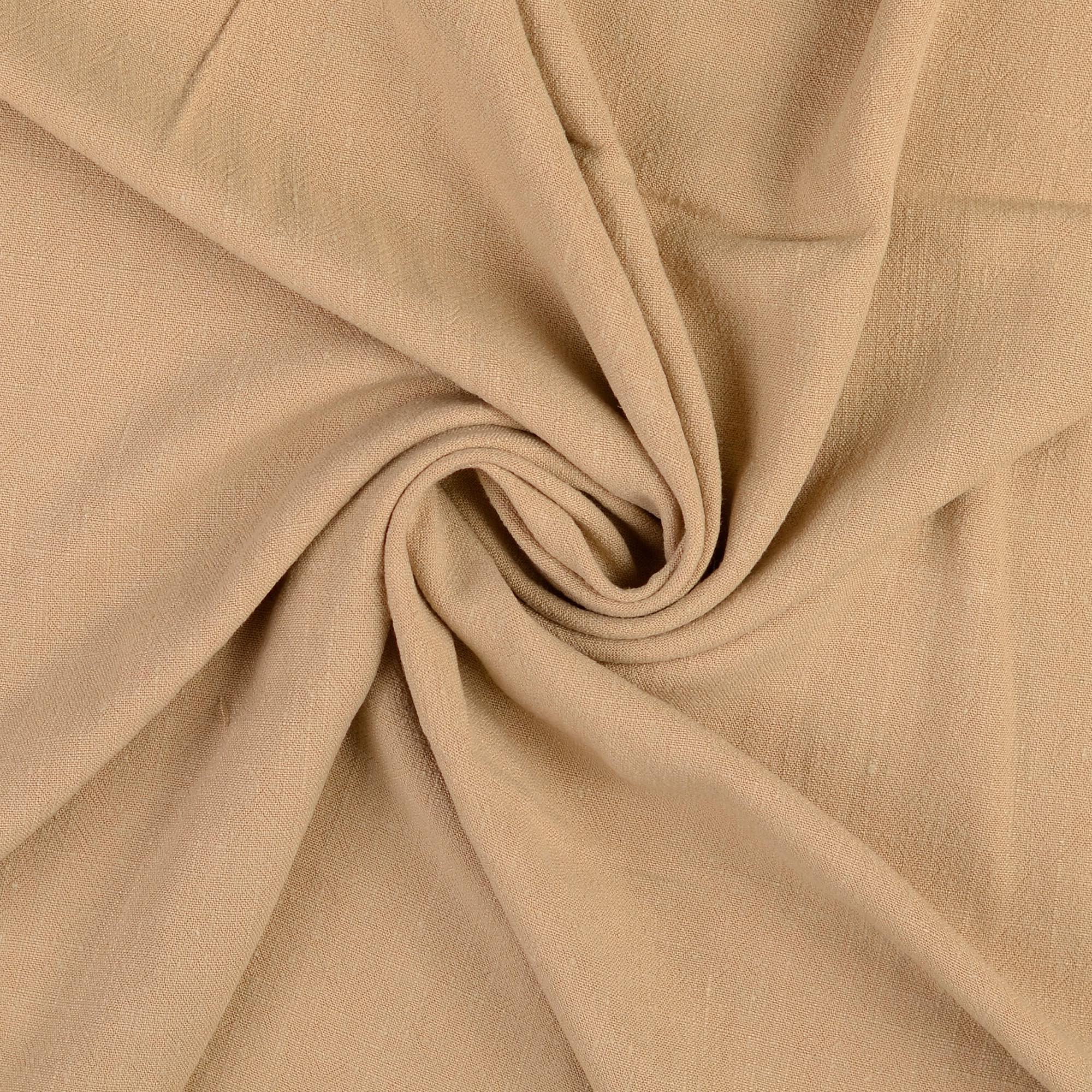 VISCOSE/LINNEN SLUB - BEIGE