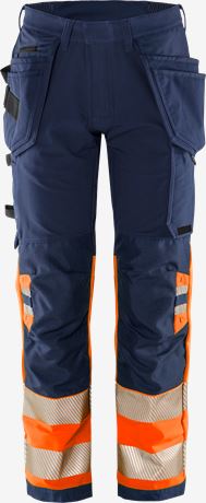 Fristads VARSEL GREEN HANTVERKARBYXA STRETCH 2643 GSTP, KLASS 1 - 3