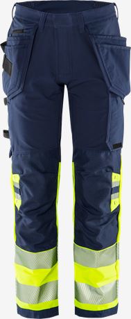 Fristads VARSEL GREEN HANTVERKARBYXA STRETCH 2643 GSTP, KLASS 1 - 2
