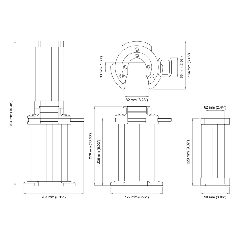 Air Jack 90 Competition Elephant Foot - 3