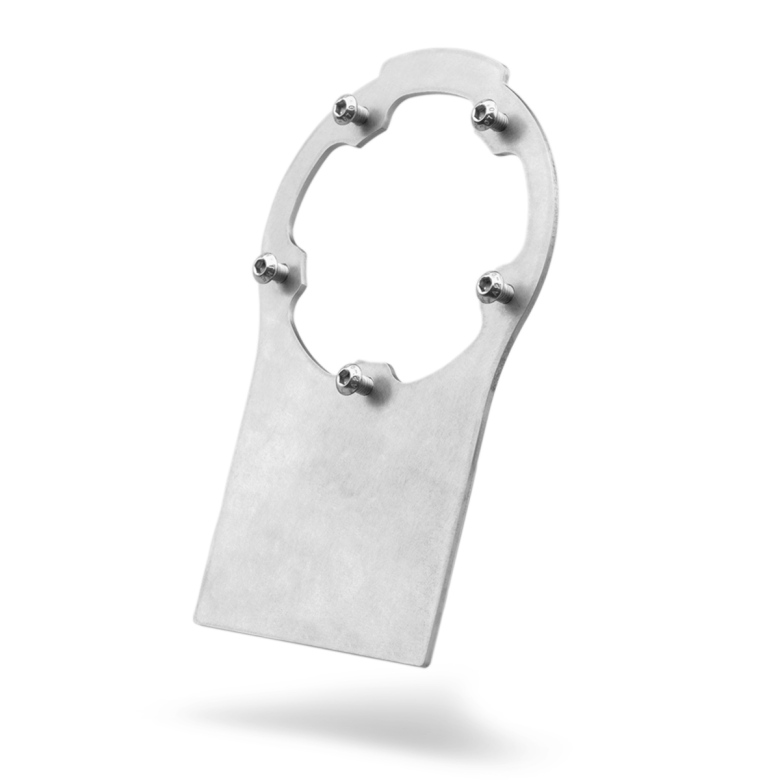 Stålfäste för tanklock (M6 bultar)