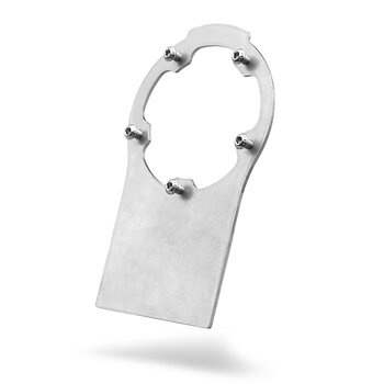 Stålfäste för tanklock (M6 bultar)