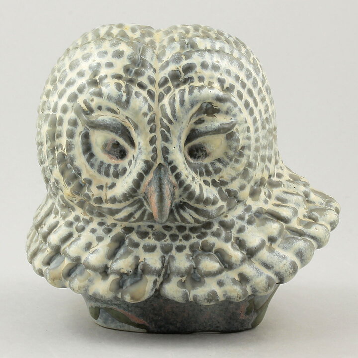 Gunnar Nylund (1954) Owl Head Sculpture
