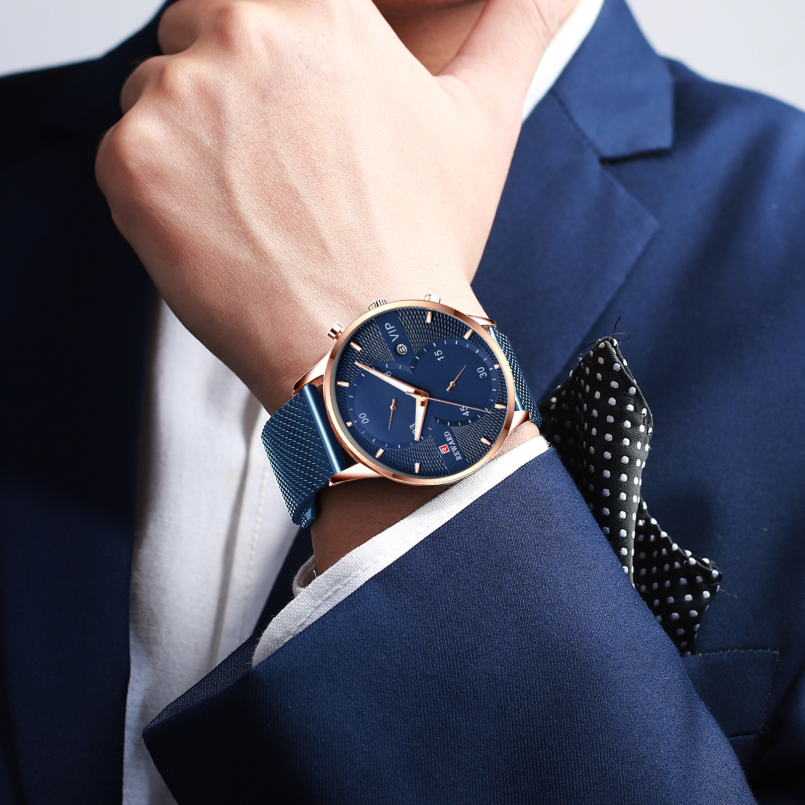 Reward Enclave Rose Gold Blue - 3