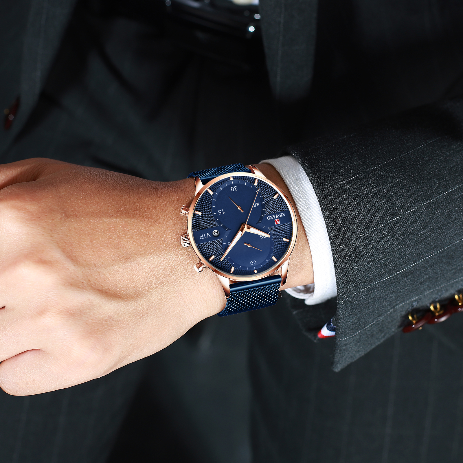 Reward Enclave Rose Gold Blue - 7