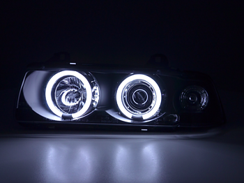 BMW E36 - Coupe/Cab Strålkastare Angel eyes CCFL 92-98