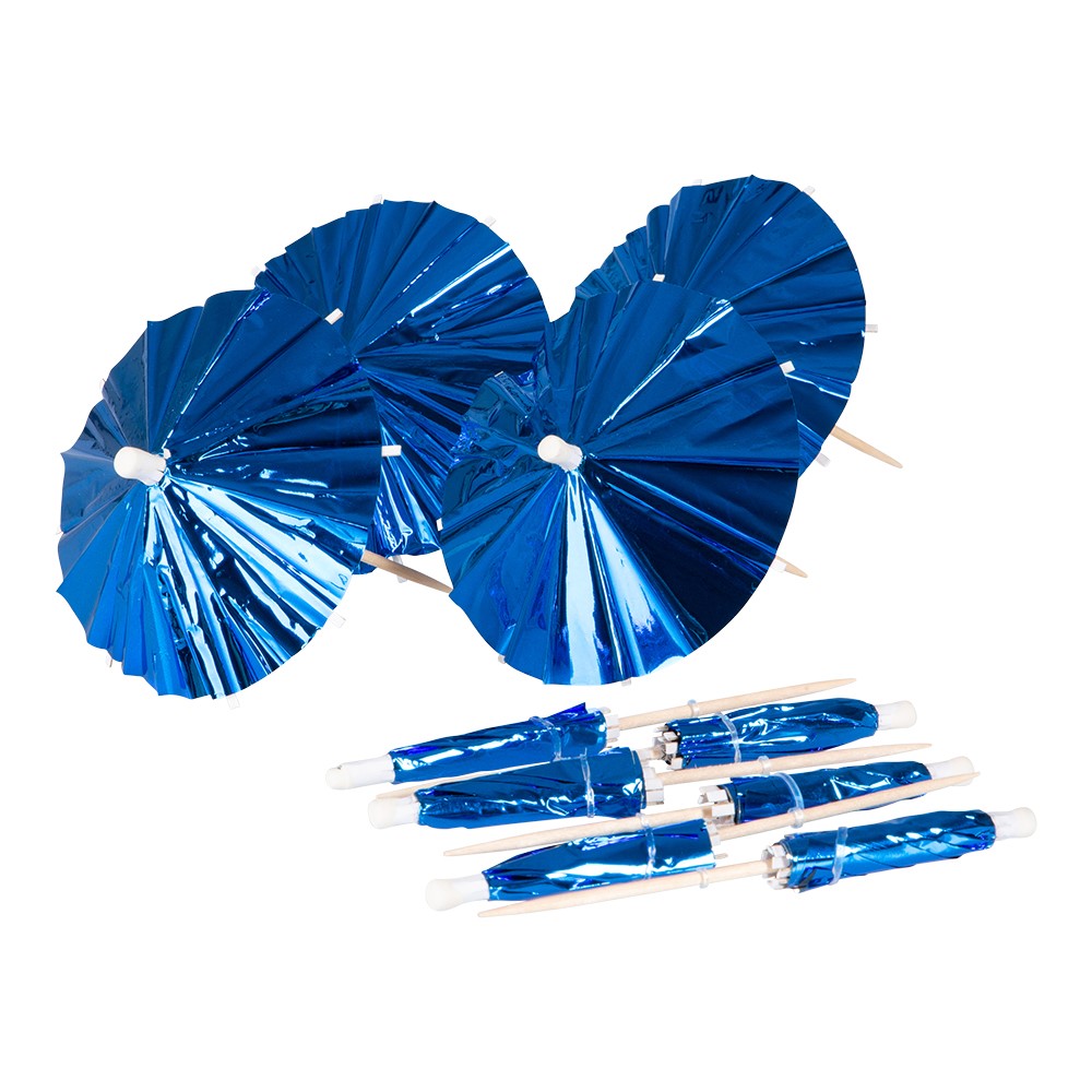 Umbrella Picks Blue 10-p