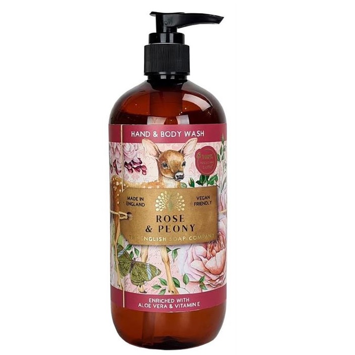 Rose & Peony Hand & Body Wash (500 ml) - Anniversary - 2