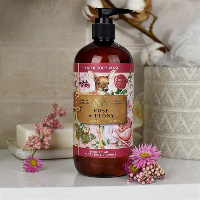 Rose & Peony Hand & Body Wash (500 ml) - Anniversary - 3