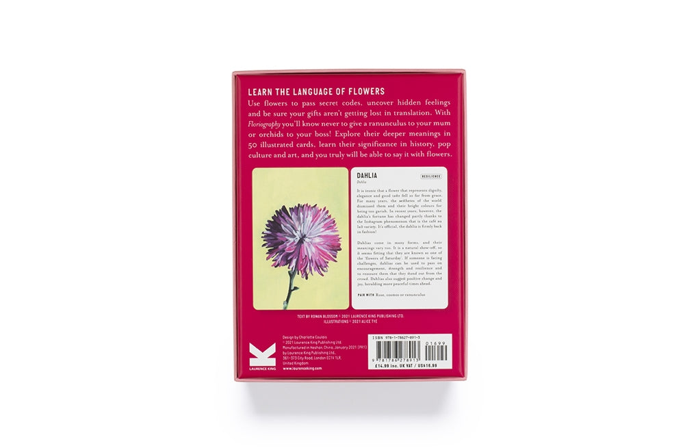 Floriography, The Meaning of Flowers, box with 50 info cards - 4