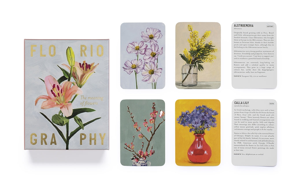 Floriography, The Meaning of Flowers, box with 50 info cards - 6