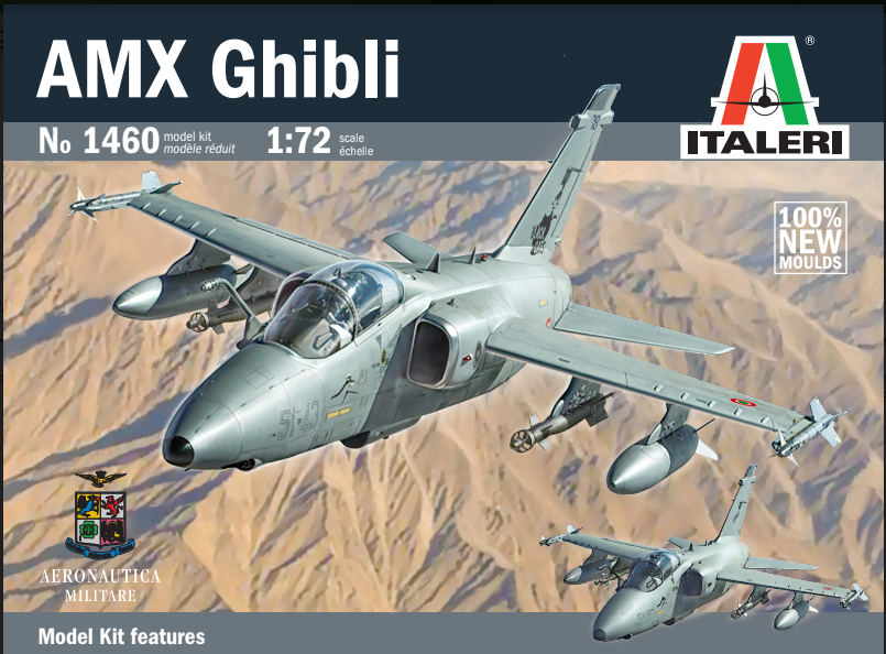 1/72 AMX Ghibli -100% New Moulds