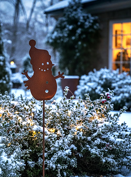 40% RABATT ÄR AVDRAGEN/ Snögubbe på stav/12 ST PER FÖRP