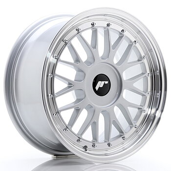 JR Wheels JR23 17x8 ET20-45 Hyper Silver w/Machined Lip