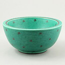 ヴィルヘルム・コーゲ  Argentaシリーズ  エメラルドグリーンのボウル  シルバーの模様  16cm  1959年