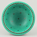 ヴィルヘルム・コーゲ  Argentaシリーズ  エメラルドグリーンのボウル  シルバーの模様  16cm  1959年