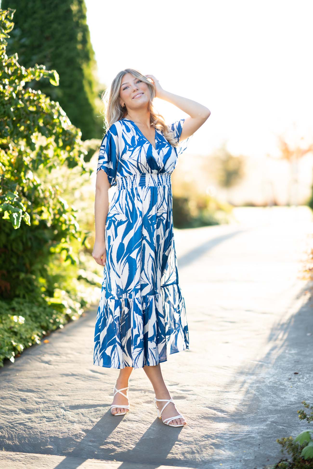 EWEL DRESS SAPPHIRE - BLUE/CREME - 3