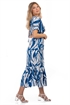 EWEL DRESS SAPPHIRE - BLUE/CREME - 2